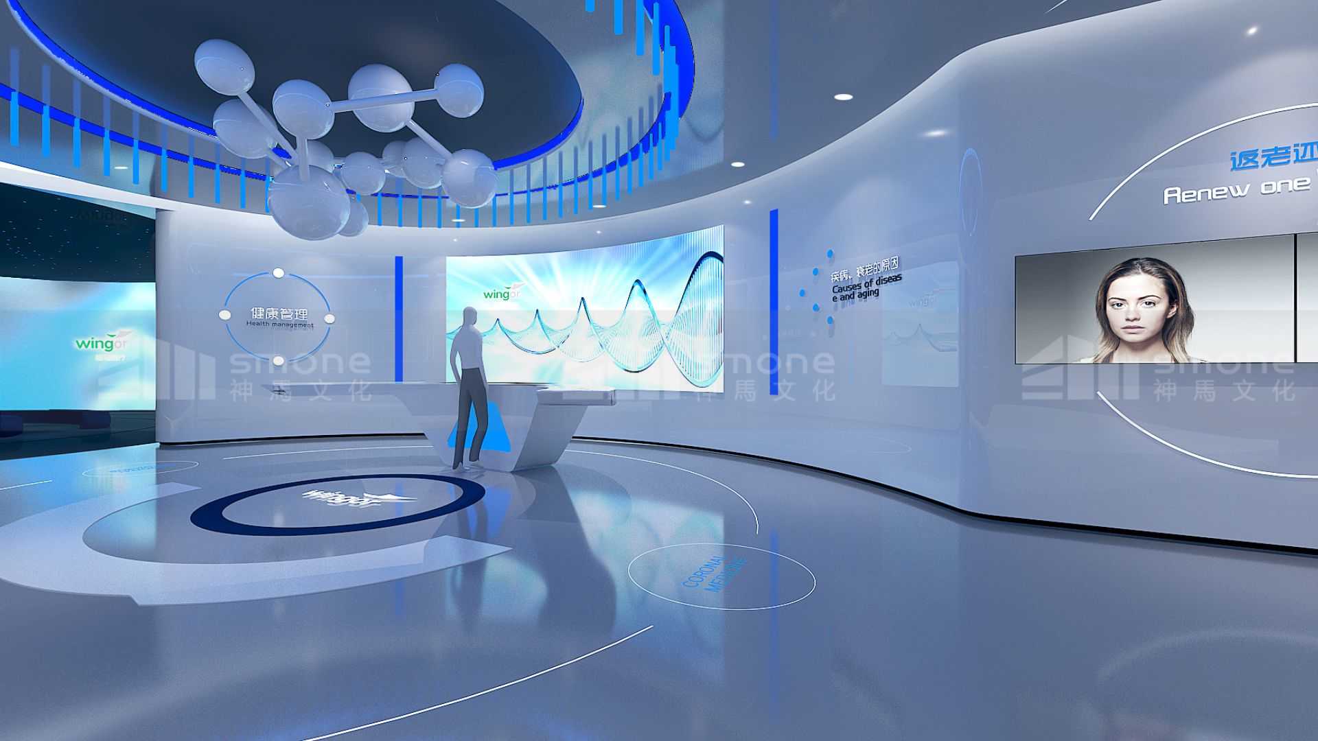 告別無效展示！神馬文化生物醫(yī)療展廳設計如何精準觸達受眾